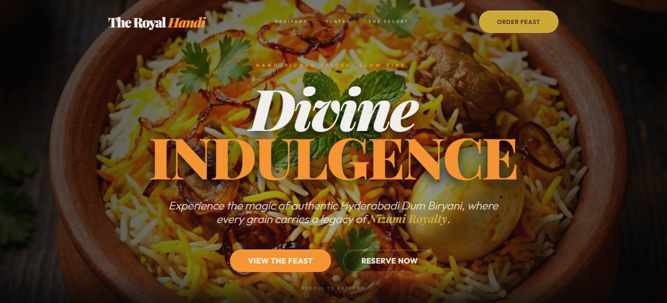 The Royal Handi - Authentic Biryani